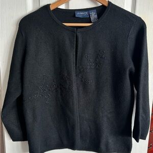 Black sweater Liz Claiborne